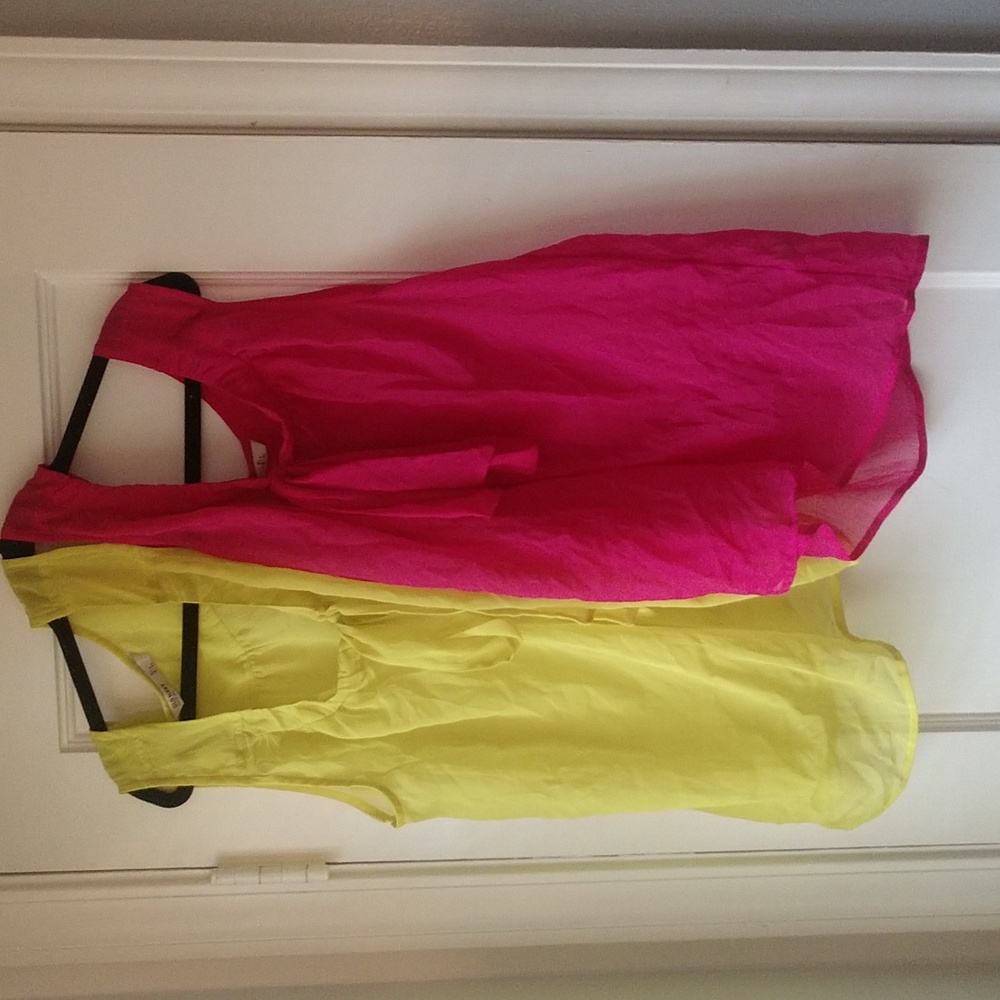Old Navy sheer blouse set of 2